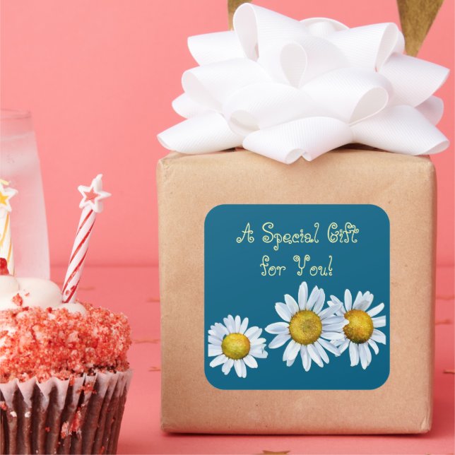 Delightful Daisies Gift Sticker (Party)