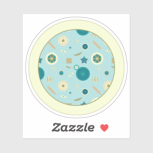 Delightful Diatoms Contour Sticker