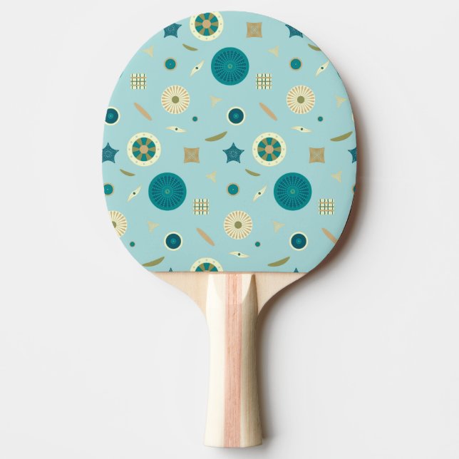 Delightful Diatoms Ping Pong Paddle (Front)