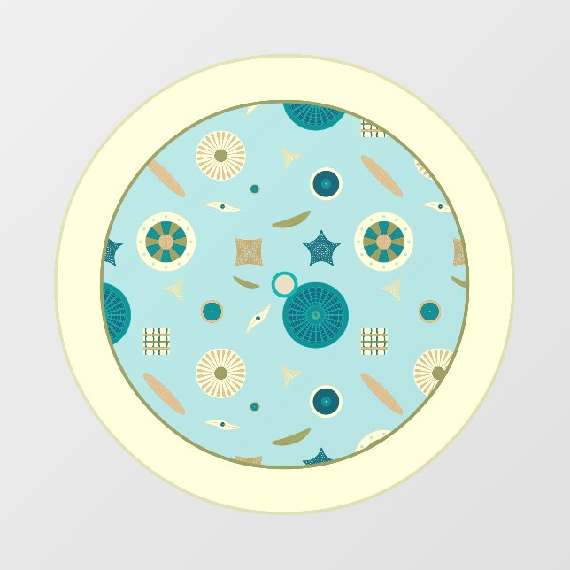 Delightful Diatoms Wall Decal (Front)