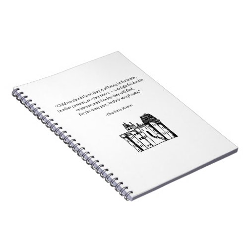 Delightful Double Existence quote lined notebook