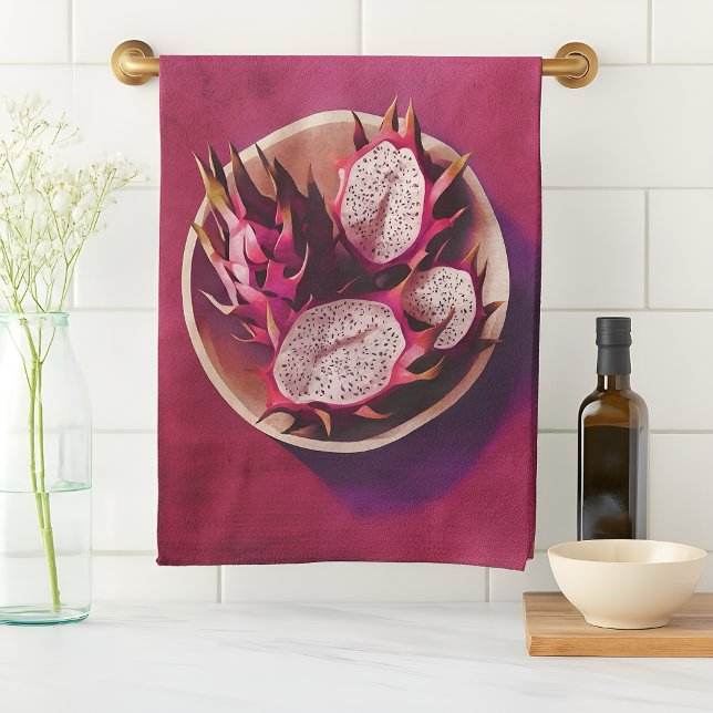 Delightful Dragonfruit  Kitchen Towel (Creator Uploaded)