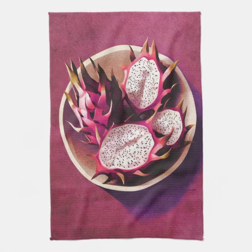 Delightful Dragonfruit  Kitchen Towel