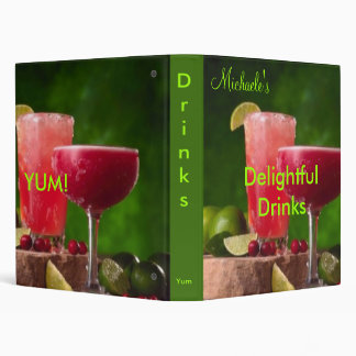 Delightful Drinks cookbook Binder