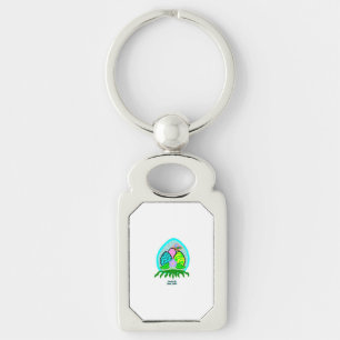 Delightful Easter Eggs Rectangle Keychain