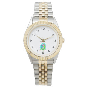 Delightful Easter Eggs Unisex Two-Tone Watch