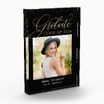Delightful EDITABLE COLOR Graduation Block<br><div class="desc">Great keepsake to remember this special milestone in life. Matching items can be found on our website: www.berryberrysweet.com or upon request.</div>