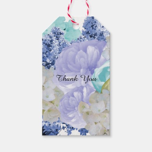 Delightful Floral Thank You Gift Tags