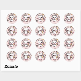 Delightful Foodie Finds Classic Round Sticker