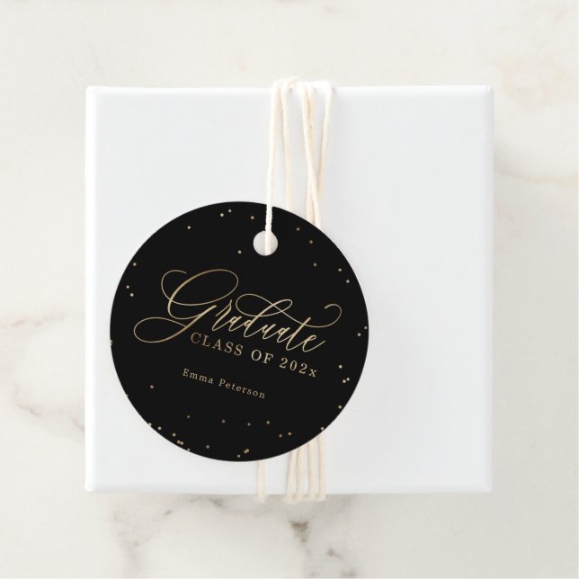 Delightful Graduation Party Favor Tags (In Situ)