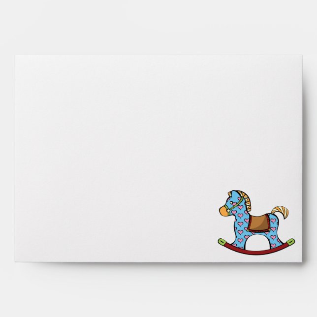 Delightful Hearts Rocking Horse Envelopes (Front)