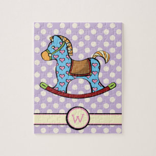 Delightful Hearts Rocking Horse Puzzle