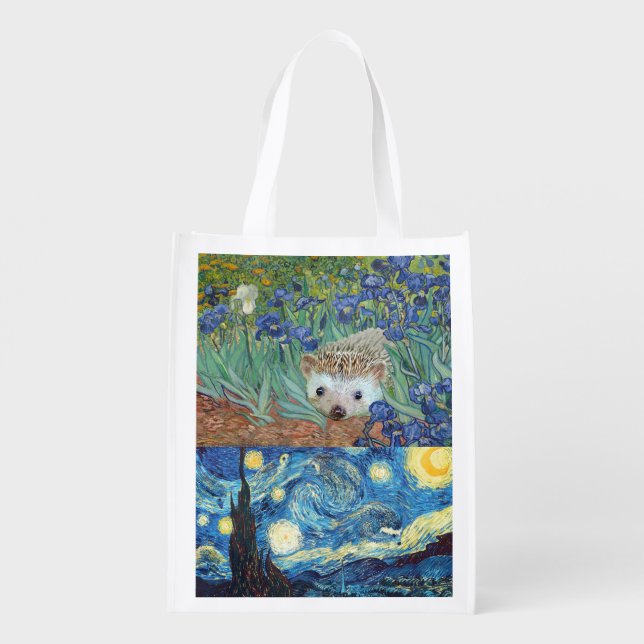Delightful Hedgehog Shopping Bag (Back)