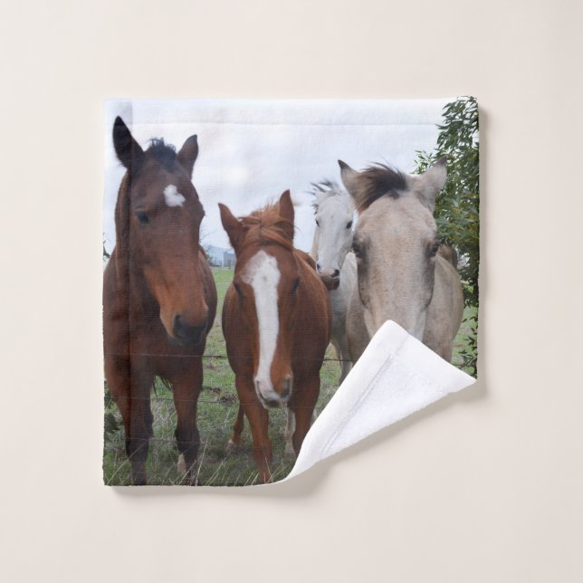 Delightful Horse Troubles, Wash Cloth (Wash Cloth)