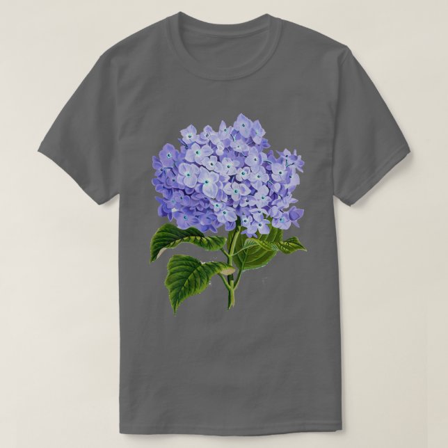 Delightful Hydrangea Tee  (Design Front)