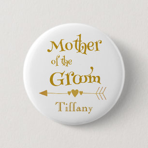 Delightful Mother of the Groom Button