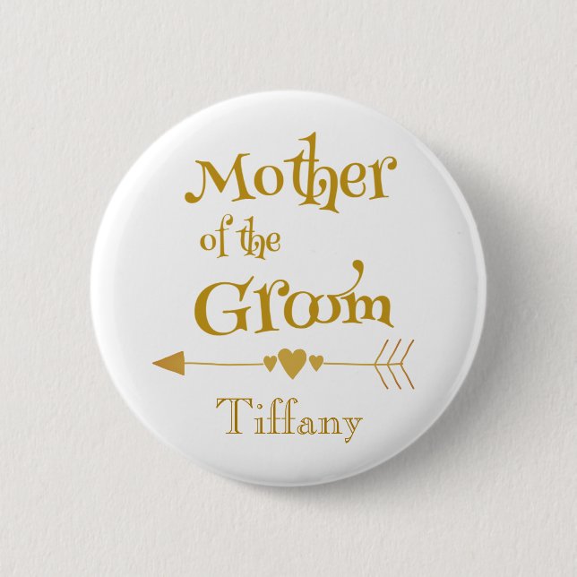 Delightful Mother of the Groom Button (Front)