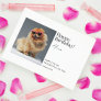 Delightful Pomeranian Custom Folded Birthday Card