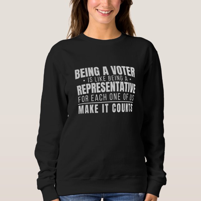 Delightful Representatives Of Cheerful Elections Q Sweatshirt (Front)