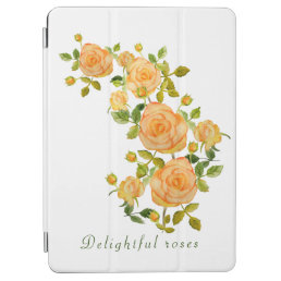 Delightful roses T-Shirt Cushion Trivet Paper Coas iPad Air Cover