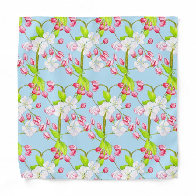 Delightful Spring on a Bandana (C) (Front)