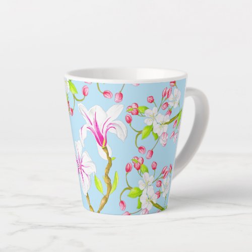 Delightful Spring on a Small Latte Mug MC