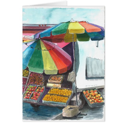 Delightful street vendor cards (Front)