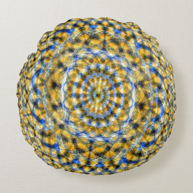 Delightful Summer..... Round Pillow (Front)
