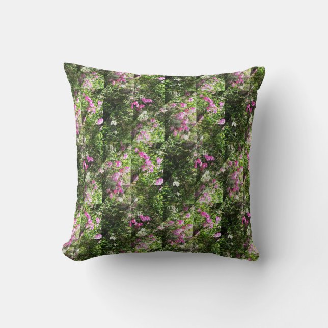 Delightful Sweetpeas.... Throw Pillow (Front)