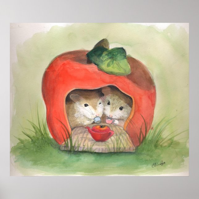 Delightful Tea for Two Poster (Front)