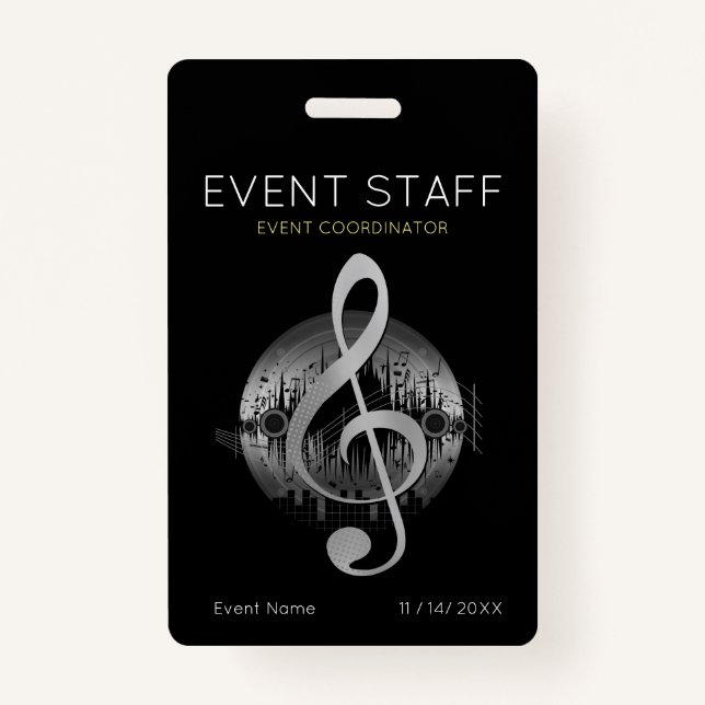 Delightful Tune Event Staff Coordinator Badge (Front)