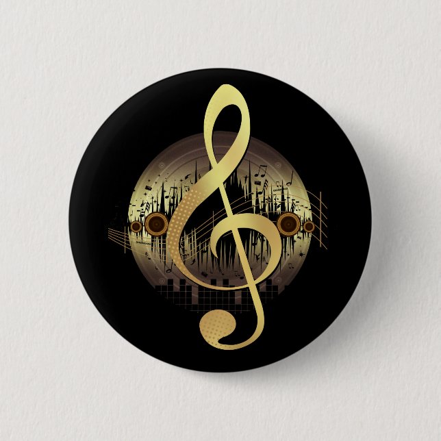 Delightful Tune - Gold Button (Front)