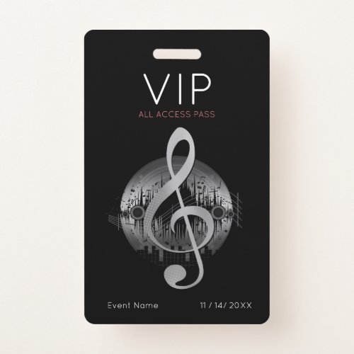 Delightful Tune VIP All Access Badge