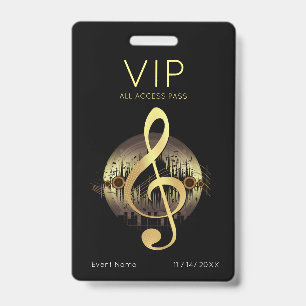 Delightful Tune VIP All Access Badge