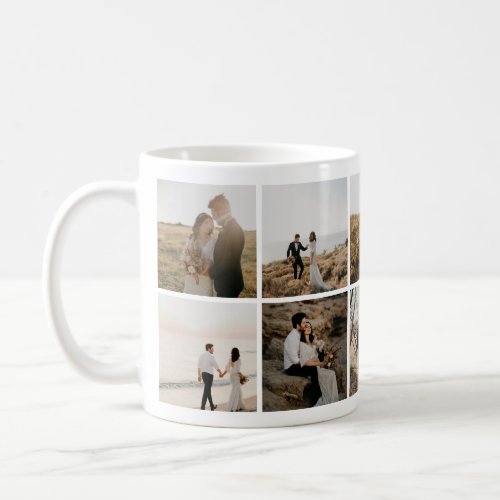 Delightful Wedding Adventures Photo Collage Mug