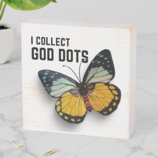 Delightful wooden art box for God Dot Collectors