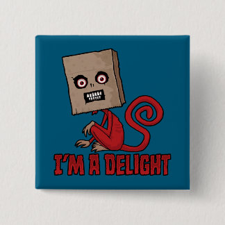 Delightfully Disturbing Monkey Button