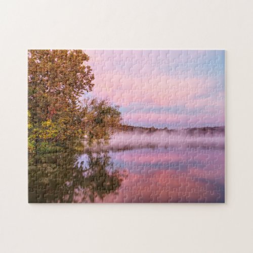 Delightfully Pink Morning Jigsaw Puzzle