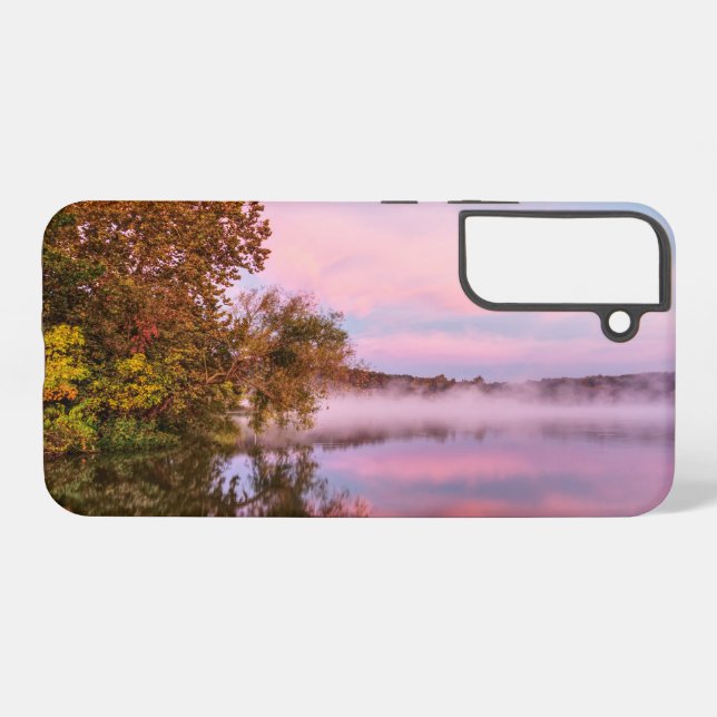 Delightfully Pink Morning Samsung Phone Case (Back Horizontal)