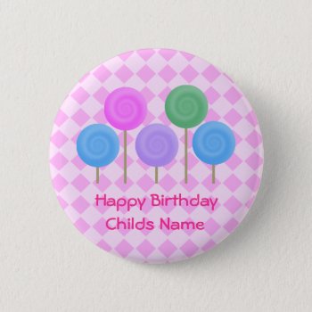 Delightfully Sweet Collection Button by SayItNow at Zazzle