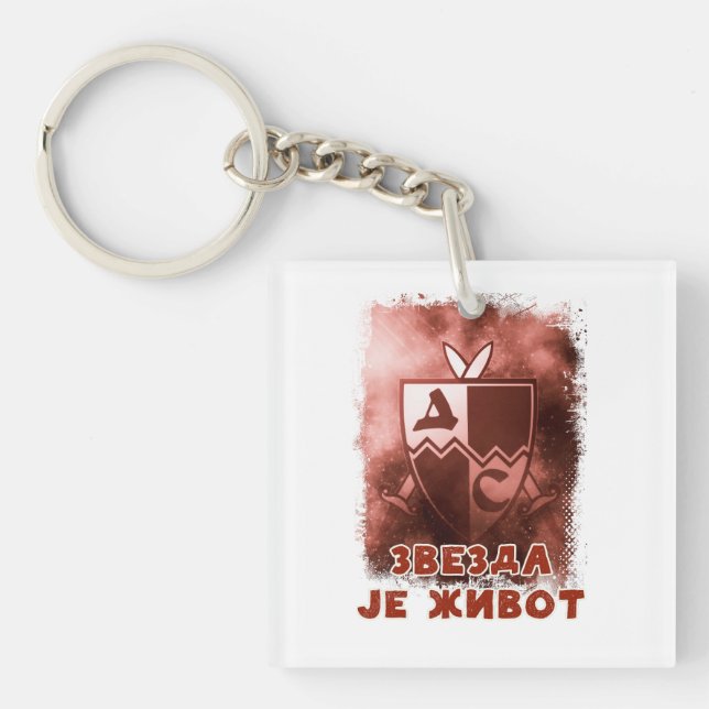 Delije Sever Crvena Zvezda Beograd * 1989 Keychain (Front)