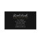 Delilah Leopard Print Black Chic Business Card
