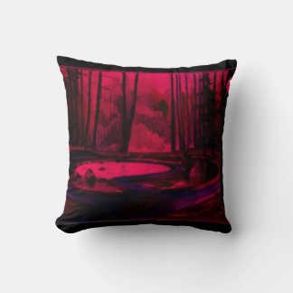 Delirium Pond Throw Pillow