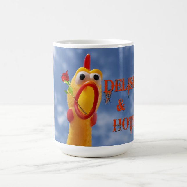 Delish & Hot Chicken Coffee Mug! Mug (Center)