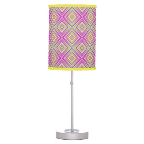 Delish Purple Alternative Diamond Pattern Table Lamp