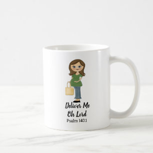 Deliver Me-Psalm 140 1-Mom to Be Christian Coffee Mug