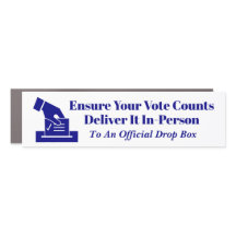 Deliver Your Vote On Time