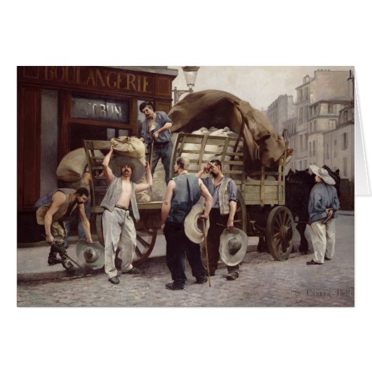 Delivering Flour, 1885 Cards (Front Horizontal)