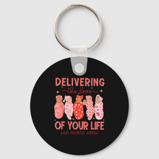 Delivering The Love Of Your Life Valentines Day L& Keychain