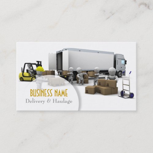 Delivery and Haulage Business Card